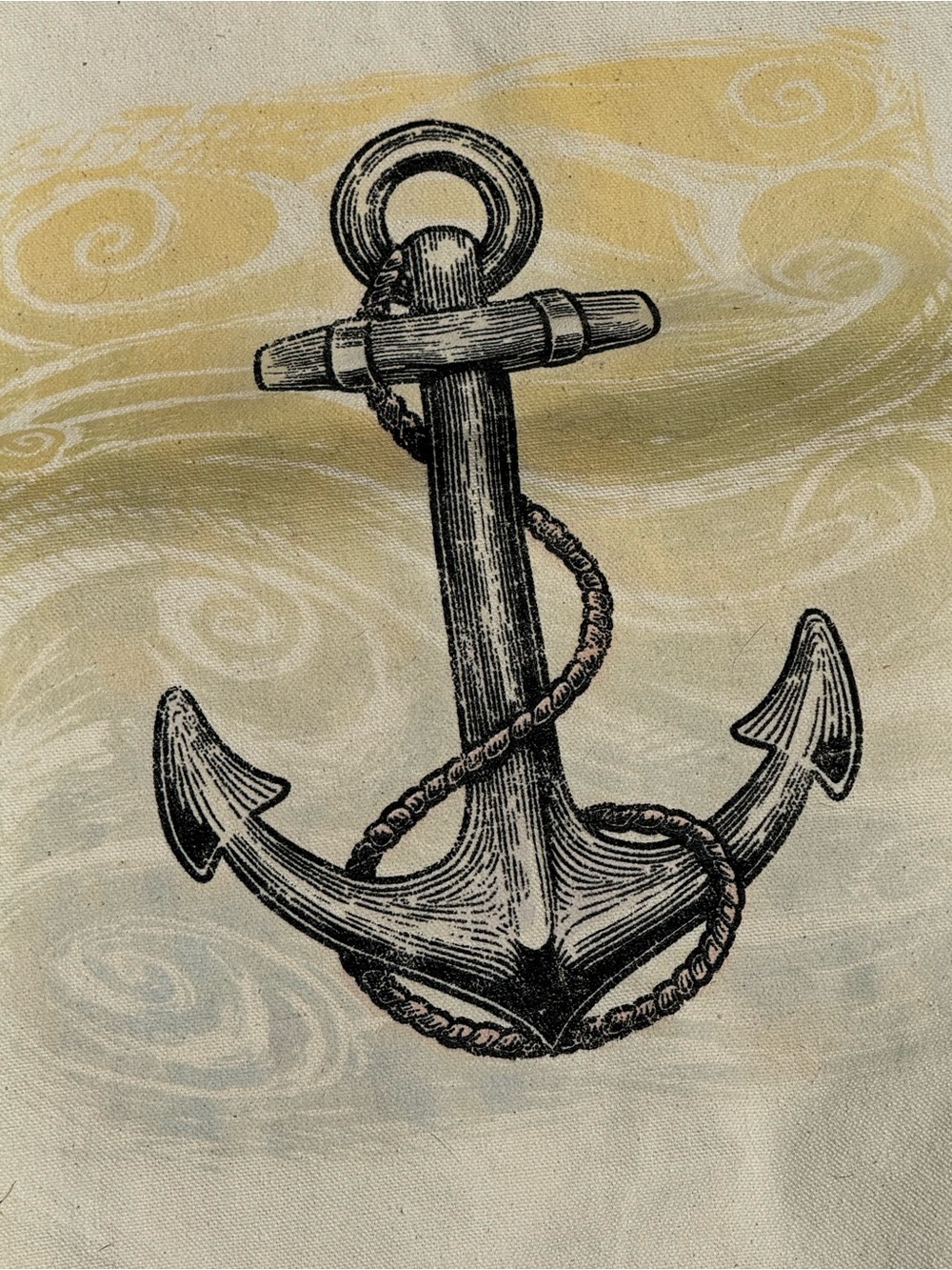 Rope & Anchor Nautical Tote Bag
